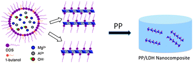 Graphical abstract: Polypropylene/layered double hydroxide nanocomposites