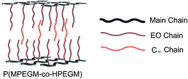 Graphical abstract: A novel all-solid electrolyte based on a co-polymer of poly-(methoxy/hexadecal-poly(ethylene glycol) methacrylate) for lithium-ion cell