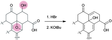 Graphical abstract: Renewal of sp2 bonds in graphene oxides via dehydrobromination