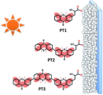 Graphical abstract: Organic dyes containing oligo-phenothiazine for dye-sensitized solar cells