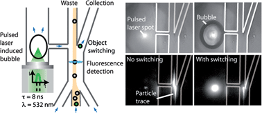 Graphical abstract: Pulsed laser triggered high speed microfluidic fluorescence activated cell sorter