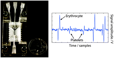 Graphical abstract: Microfluidic impedance cytometer for platelet analysis