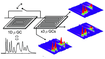 Graphical abstract: A multidimensional micro gas chromatograph employing a parallel separation multi-column chip and stop-flow μGC × μGCs configuration