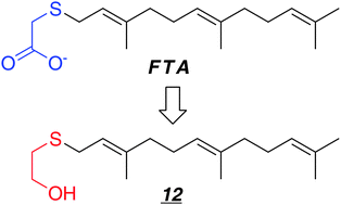 Graphical abstract: Identification of a novel nanomolar inhibitor of hIcmt via a carboxylate replacement approach