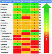 Graphical abstract: The developability of heteroaromatic and heteroaliphatic rings – do some have a better pedigree as potential drug molecules than others?