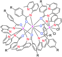 Graphical abstract: Trimetallic yttrium N-(2-methylquinolin-8-yl)benzamides: synthesis, structure and use in ring-opening polymerization (ROP) of ε-caprolactone