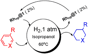 Graphical abstract: Perfluoro-tagged rhodium and ruthenium nanoparticles immobilized on silica gel as highly active catalysts for hydrogenation of arenes under mild conditions