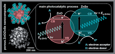 Graphical abstract: Porous ZnO–ZnSe nanocomposites for visible light photocatalysis