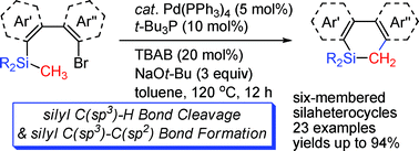 Graphical abstract: Palladium-catalyzed silyl C(sp3)–H bond activation