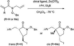 Graphical abstract: Lewis acid-mediated radical cyclization: stereocontrol in cascade radical addition–cyclization–trapping reactions