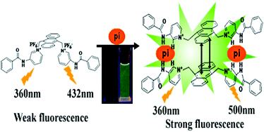 Graphical abstract: Selective sensing of H2PO4− (Pi) driven by the assembly of anthryl pyridinium ligands