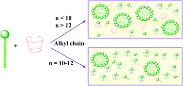 Graphical abstract: Competition between surfactant micellization and complexation by cyclodextrin