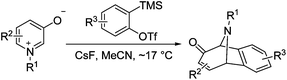 Graphical abstract: Aryne cycloaddition with 3-oxidopyridinium species