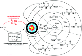 Graphical abstract: The formation of high-purity isocyanurate through proazaphosphatrane-catalysed isocyanate cyclo-trimerisation: computational insights