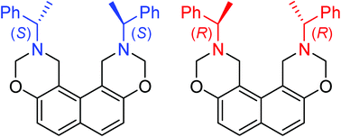 Graphical abstract: Synthesis of chiral bis-oxazines: a preliminary assessment of helical conformational framework