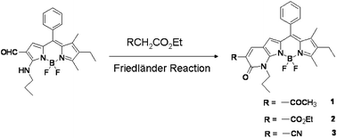 Graphical abstract: Pyridone fused boron-dipyrromethenes: synthesis and properties