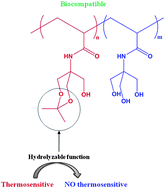 Graphical abstract: Poly(tris(hydroxymethyl)acrylamidomethane)-based copolymers: a new class of acid-labile thermosensitive polymers