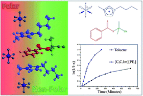 Graphical abstract: The influence of domain segregation in ionic liquids upon controlled polymerisation mechanisms: RAFT polymerisation