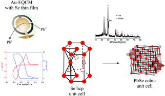 Graphical abstract: Nanogravimetric study of lead underpotential deposition on selenium thin films as a semiconductor alloy formation procedure