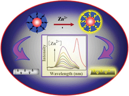 Graphical abstract: Core-shell mesoporous silica nanospheres used as Zn2+ ratiometric fluorescent sensor and adsorbent