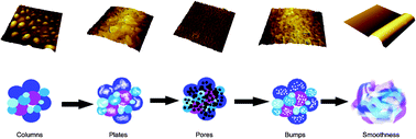 Graphical abstract: Investigations of the structural evolution of electrospun nanofibers using atomic force microscopy