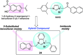 Graphical abstract: Synthesis and cytotoxic activities of novel hybrid compounds of imidazole scaffold-based 2-substituted benzofurans