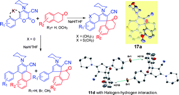 Graphical abstract: A carbanion induced ring switching synthesis of spiranes: an unprecedented approach