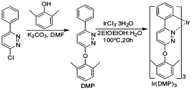 Graphical abstract: Structure properties of a highly luminescent yellow emitting material for OLED and its application