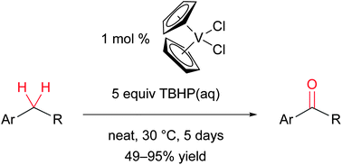 Graphical abstract: A highly selective vanadium catalyst for benzylic C–H oxidation