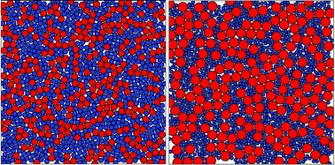 Graphical abstract: Shear moduli of two dimensional binary glasses