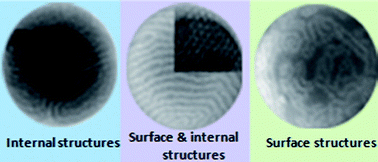 Graphical abstract: Fluorine-containing block copolymer particles with surface and internal hierarchical microphase separation structures