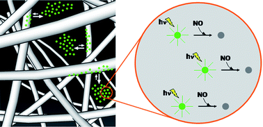 Graphical abstract: Organogel–quantum dots hybrid materials displaying fluorescence sensitivity and structural stability towards nitric oxide