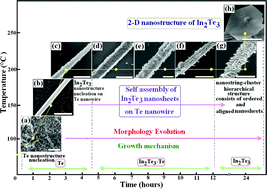 Graphical abstract: Telluride-based nanorods and nanosheets: synthesis, evolution and properties