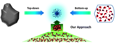 Graphical abstract: Preparation of carbon nanodots from single chain polymeric nanoparticles and theoretical investigation of the photoluminescence mechanism