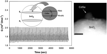 Graphical abstract: Photoconductivity of nanocrystalline SnO2 sensitized with colloidal CdSe quantum dots