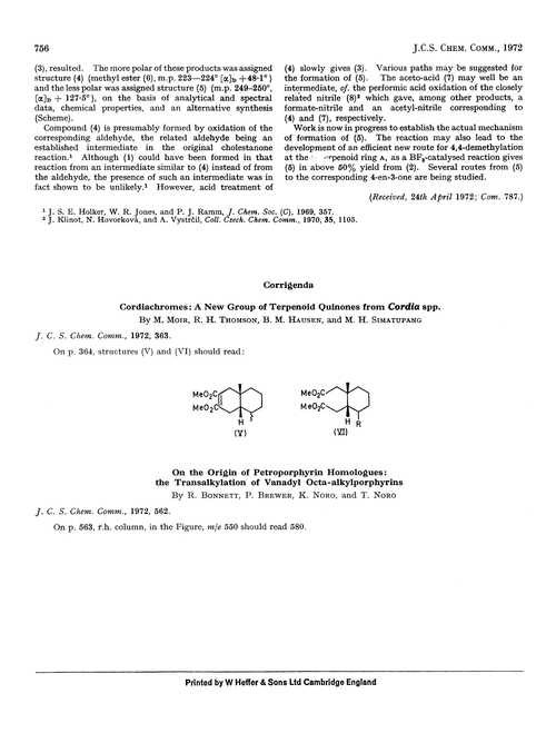 Corrigenda Journal Of The Chemical Society Chemical Communications Rsc Publishing