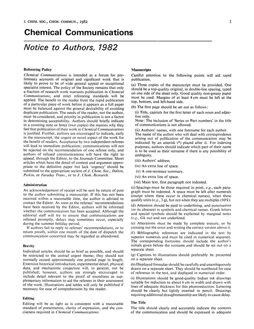 Notice to authors, 1982