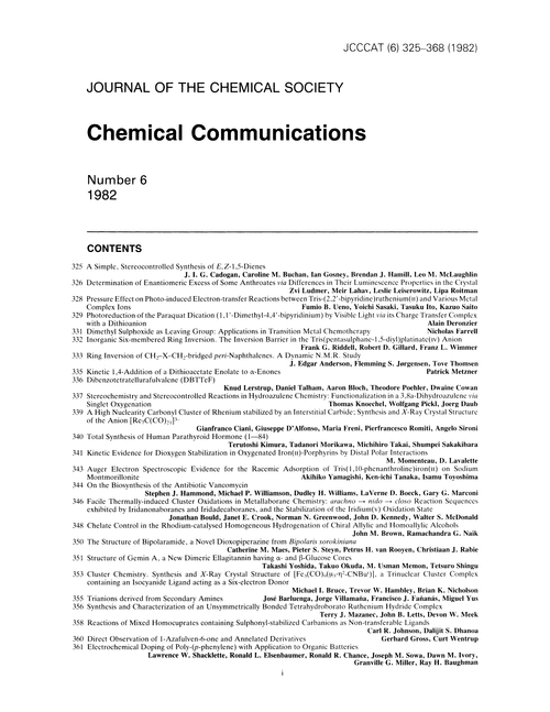 Contents pages