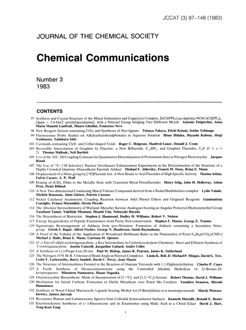 Contents pages