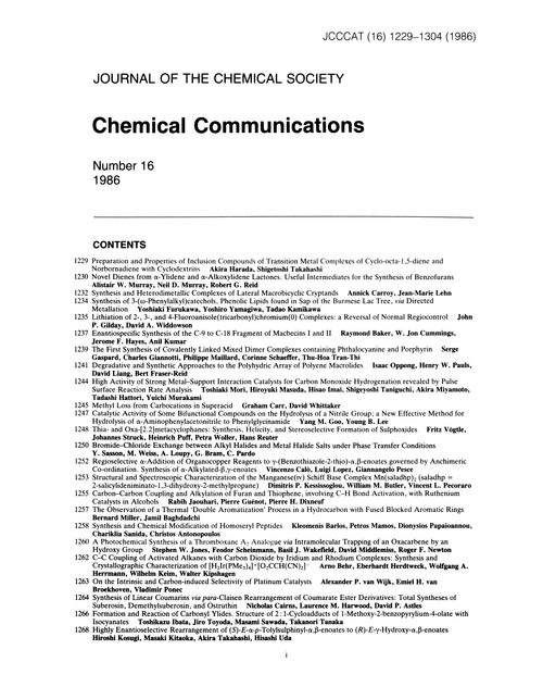 Contents pages