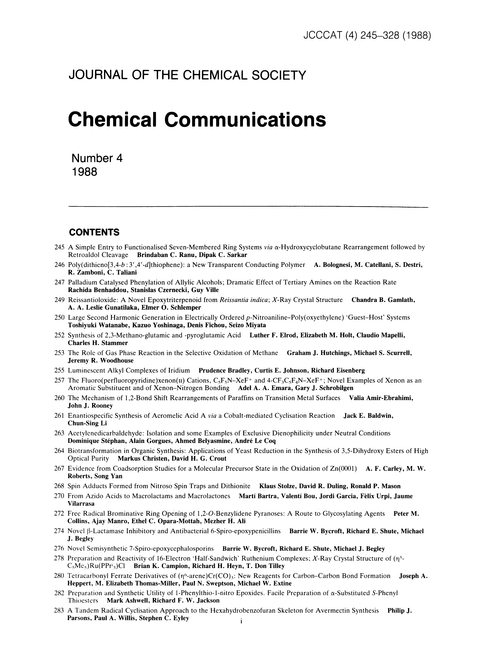 Contents pages