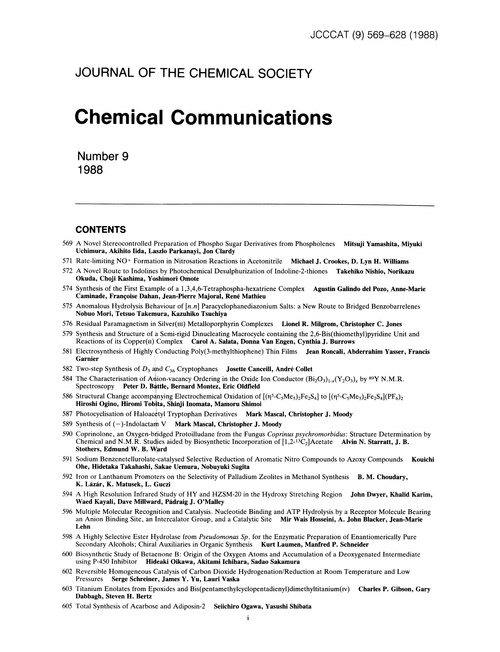 Contents pages