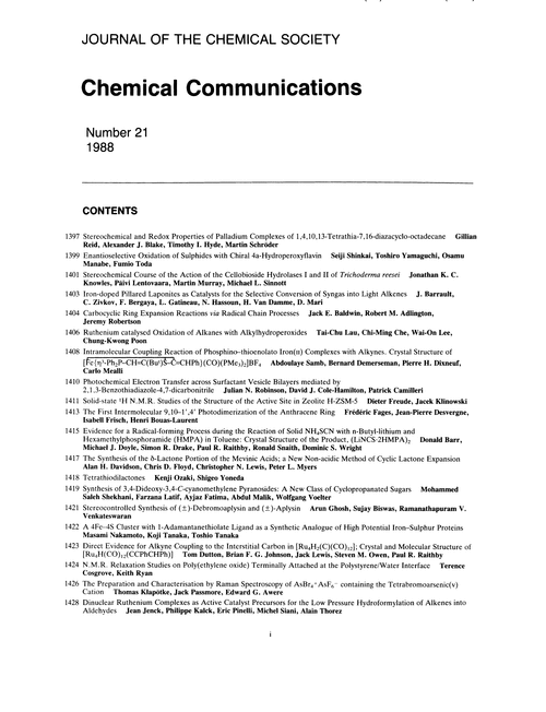 Contents pages