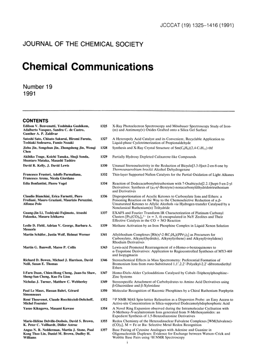 Contents pages
