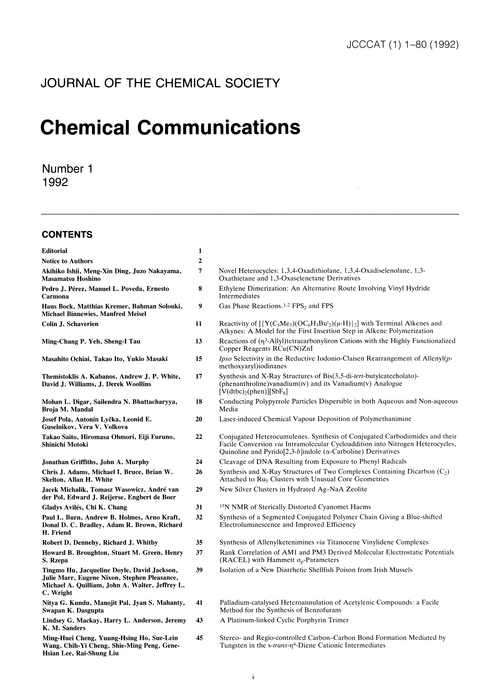 Contents pages
