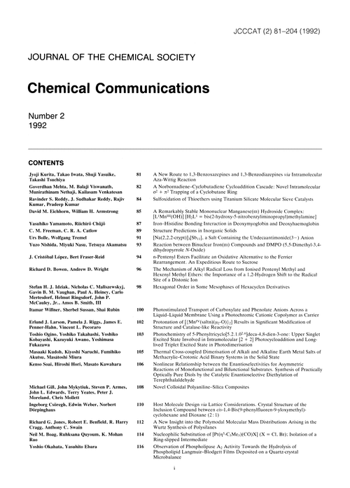 Contents pages