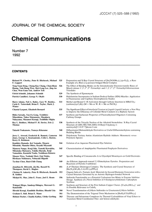 Contents pages