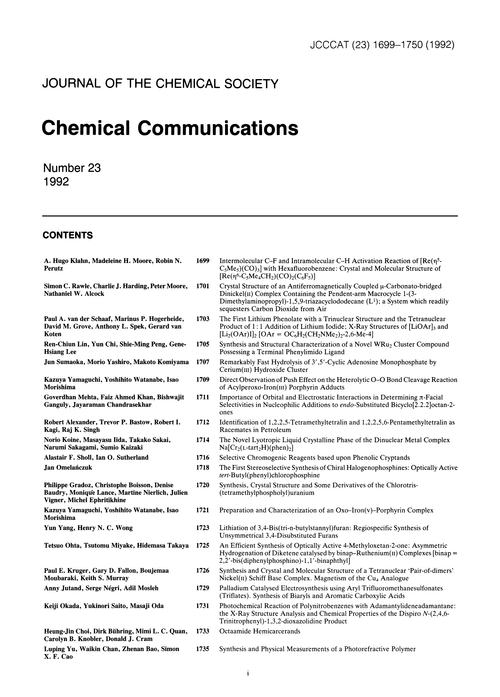Contents pages