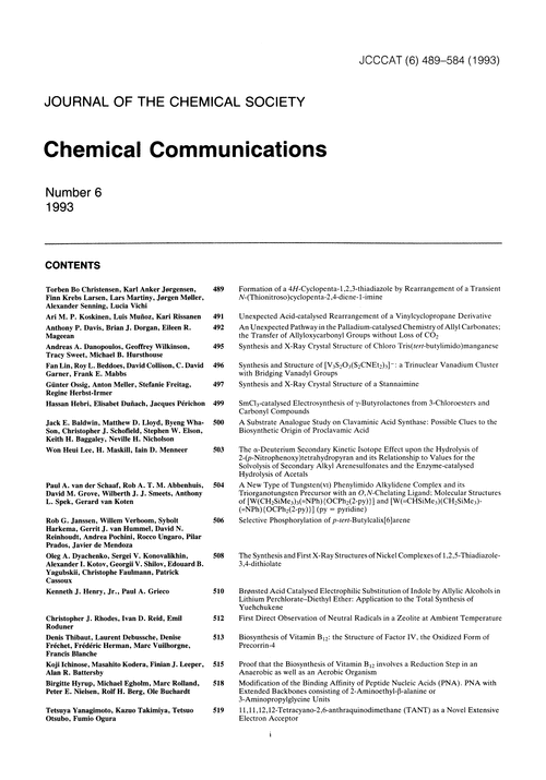 Contents pages