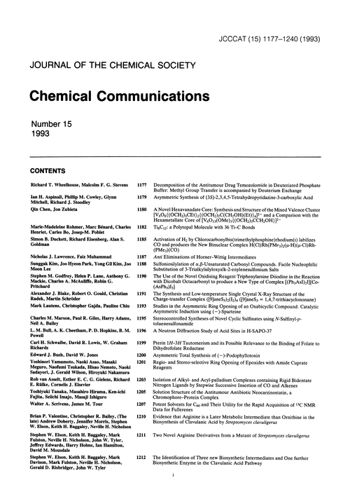 Contents pages
